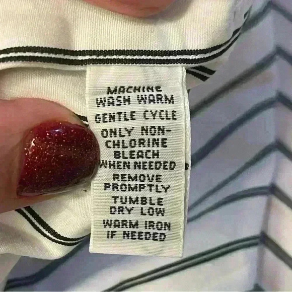 POLO RALPH LAUREN CLASSIC FIT PERFORMANCE Black & White Stripe SHIRT MEN Sz 2XB - Picture 5 of 5